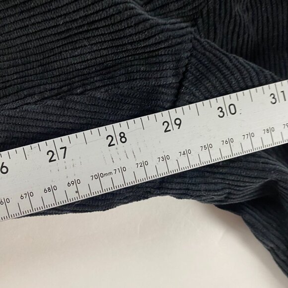 Vintage Brooks Brothers Wide Wale Corduroy Pants Men's 35x30 Actual 34x39 Black - Picture 11 of 11